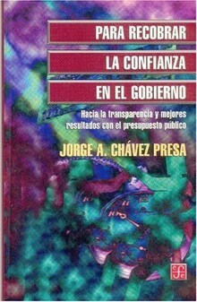 Para recobrar la confianza en el gobierno