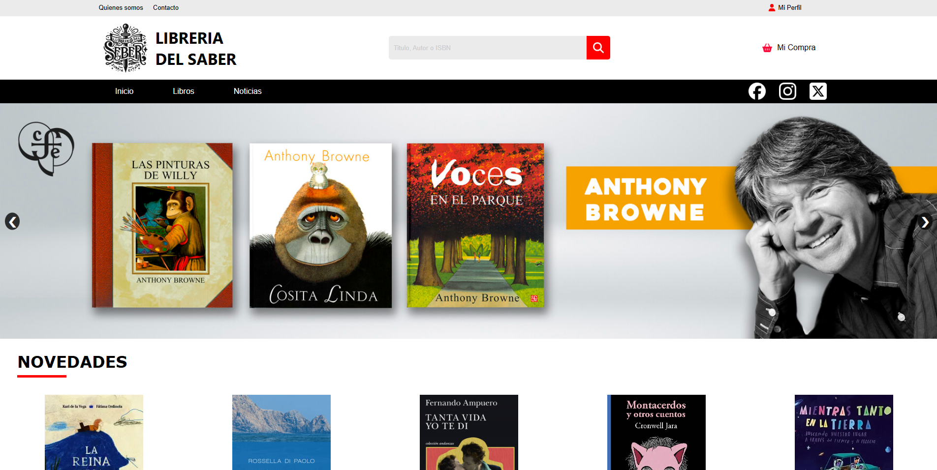 Libreria website preview image